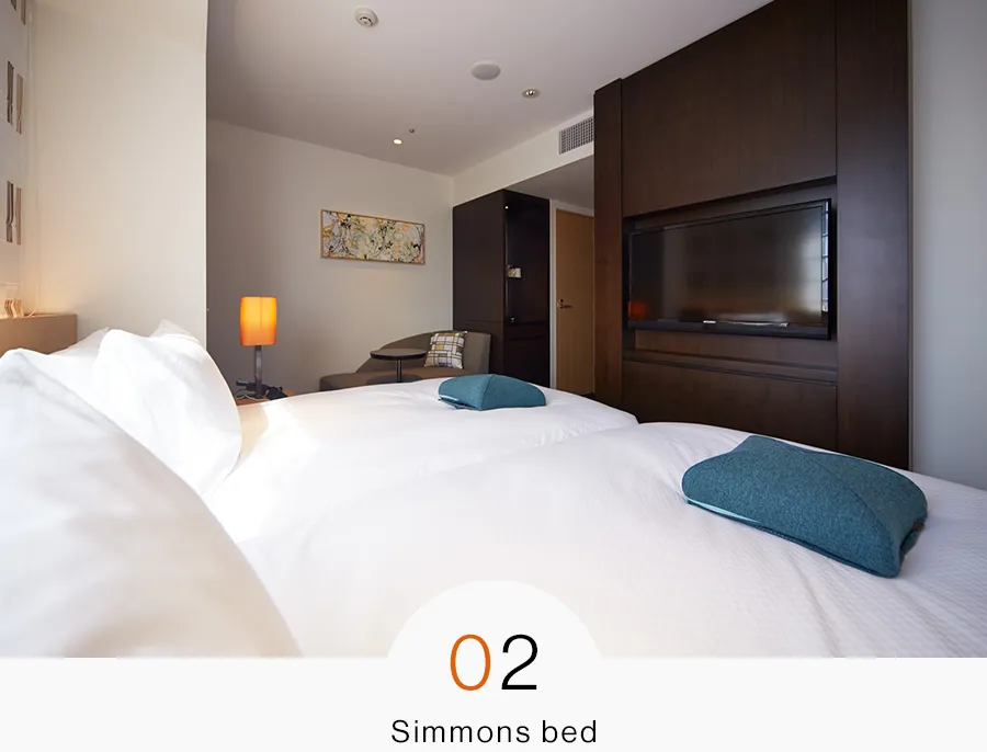シモンズ製ベッド